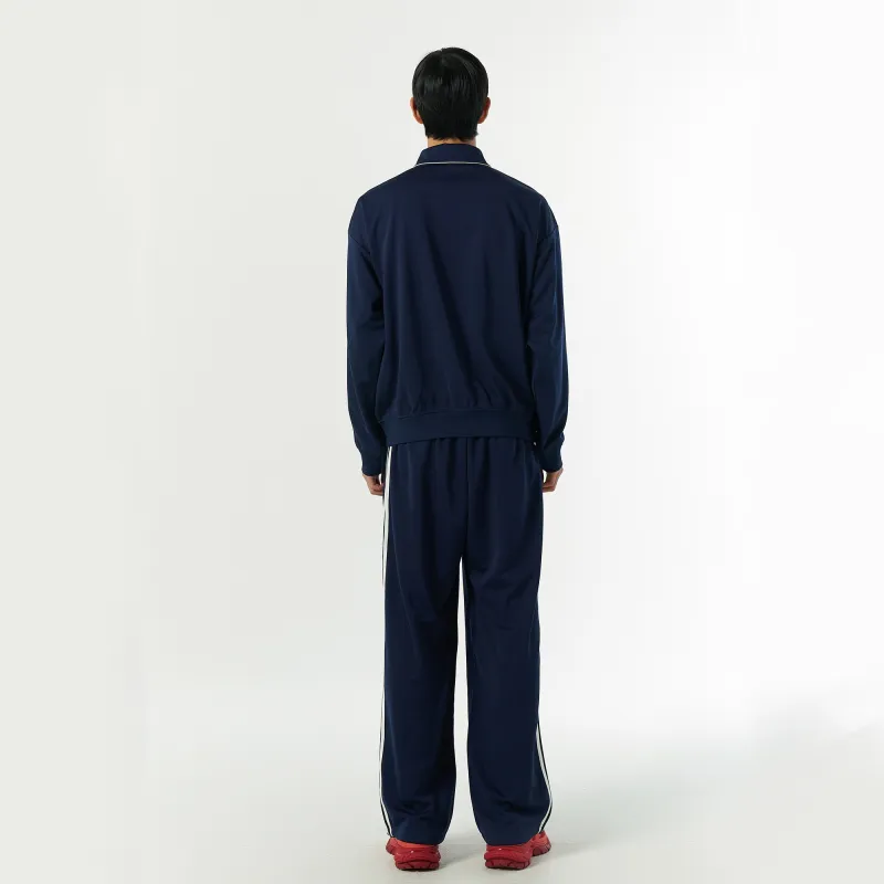 NERDY SS24 Knitted Sweatpants Unisex Dark Blue-6