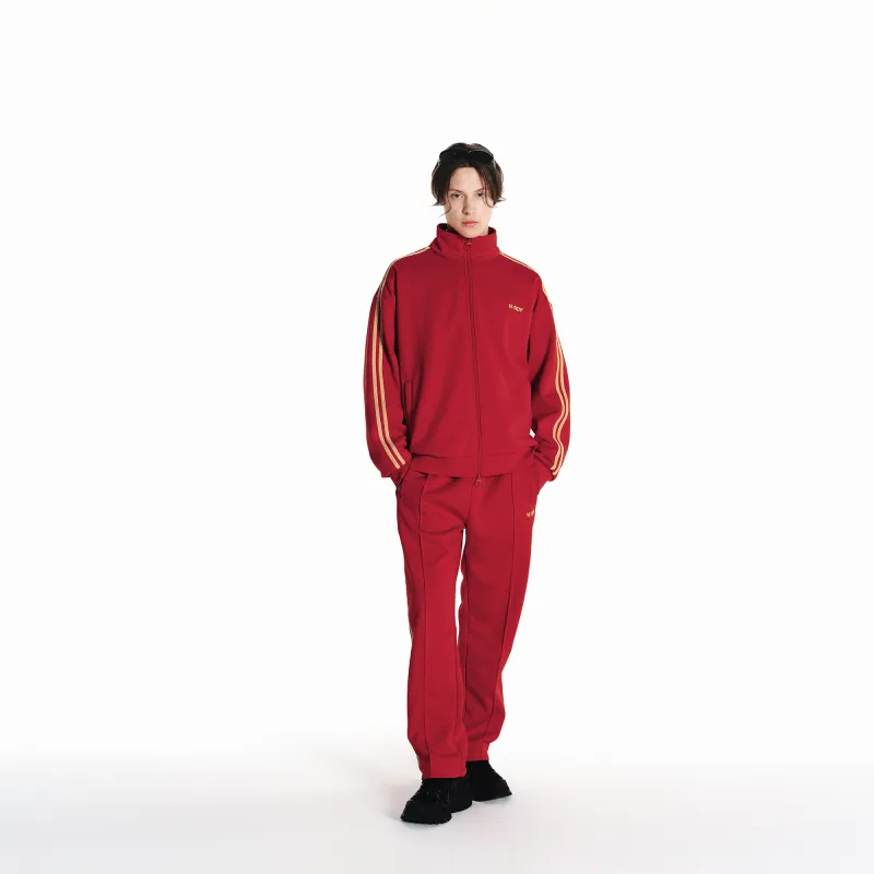 NERDY Jackets Coats Unisex Deep Red-5
