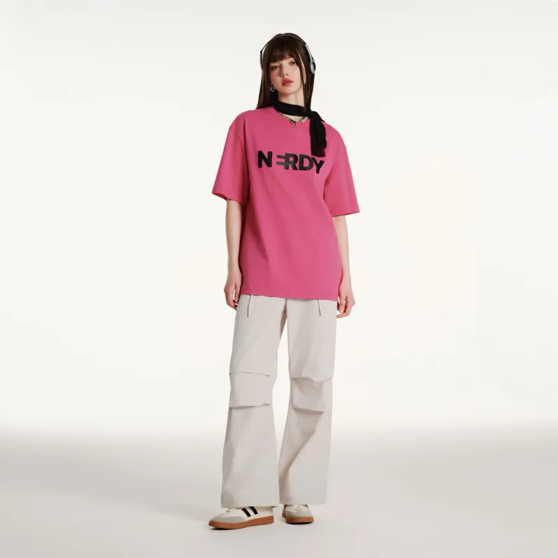NERDY T Shirt Unisex Vibrant Pink-4
