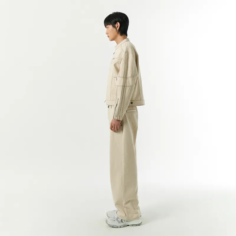 Nerdy Jeans Unisex Ivory-4
