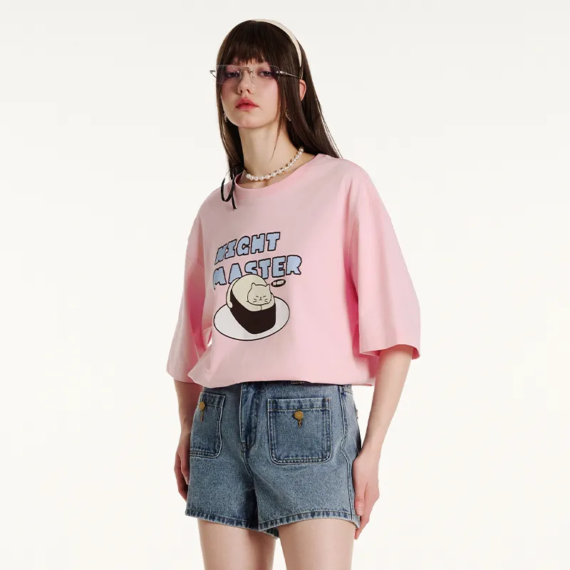 NERDY T Shirt Unisex Light Pink-2