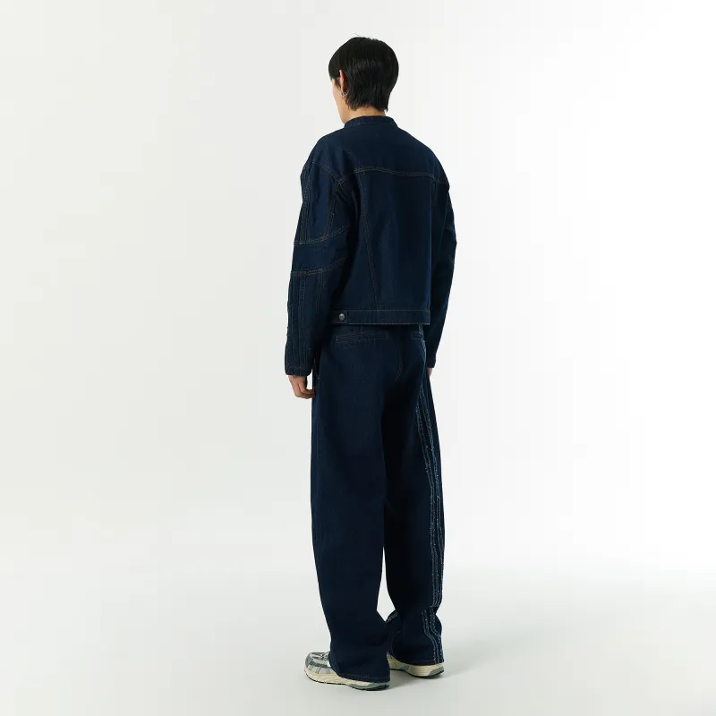 Nerdy Jeans Unisex Dark Blue-5