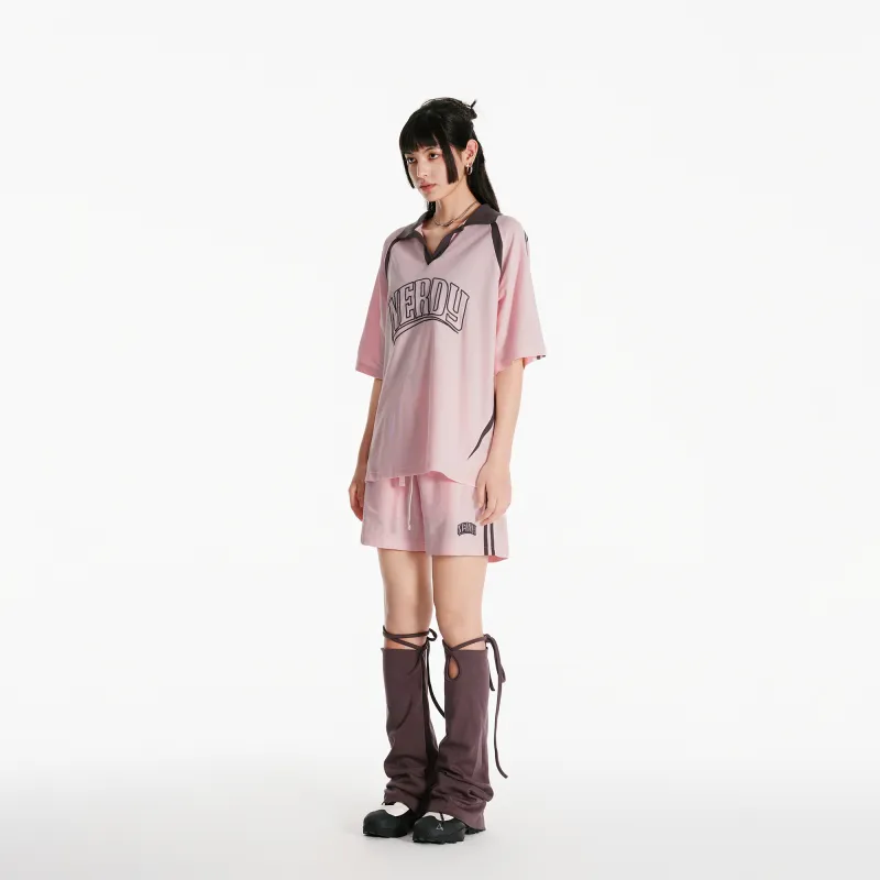NERDY SS24 Polo Shirt Unisex Light Pink-8