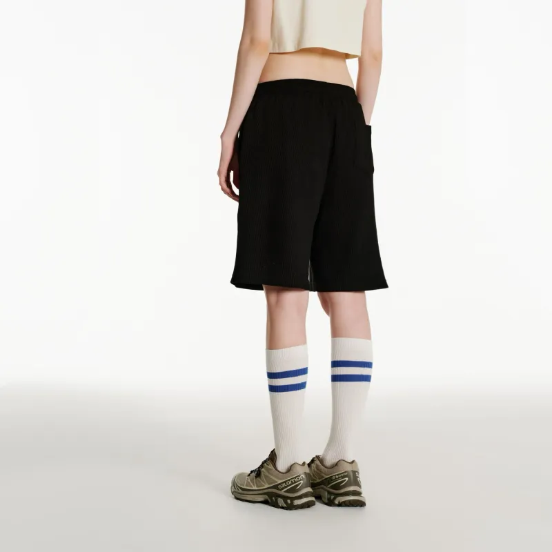 NERDY SS24 Casual Shorts Unisex Black-10