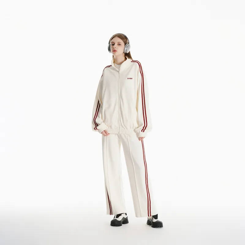 NERDY Casual Pants Unisex Cream-6
