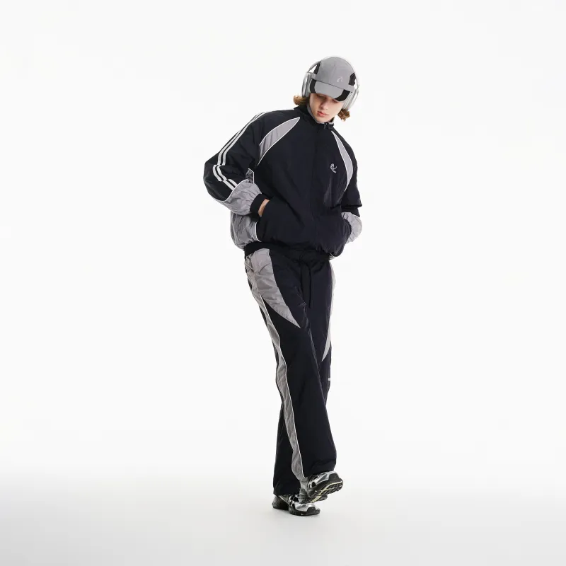NERDY Knitted Sweatpants Unisex Dark Blue-5
