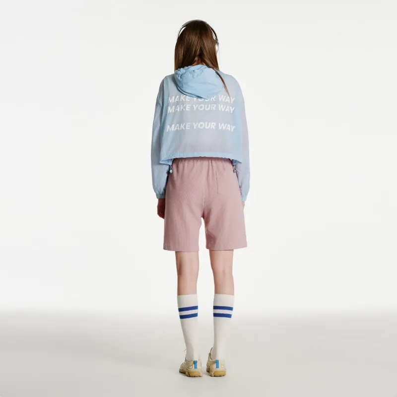 NERDY SS24 Casual Shorts Unisex Light Pink-5