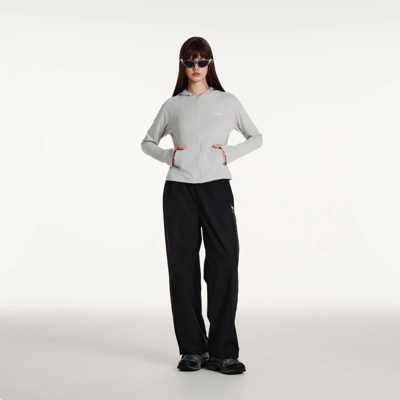 NERDY SS24 Sun Protection Clothing Women's Light Gray-5