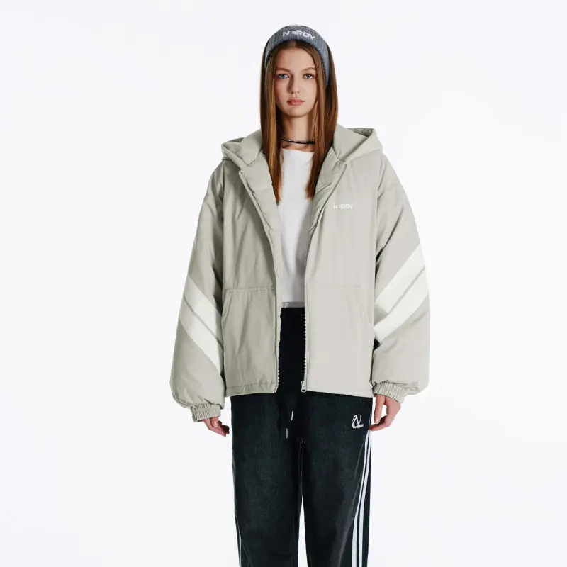 Nerdy Down Jackets Unisex Gray-2