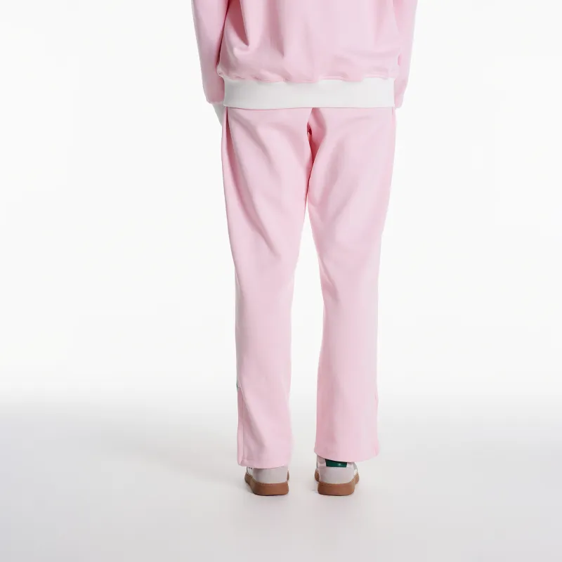 NERDY Knitted Sweatpants Unisex Light Pink-7