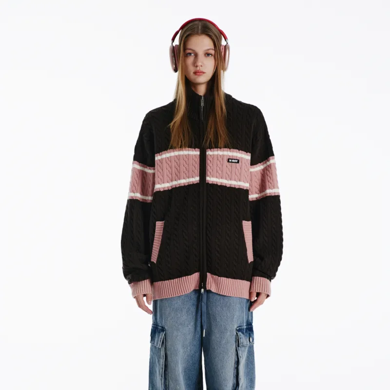 Nerdy Knitwear Unisex Brown-2