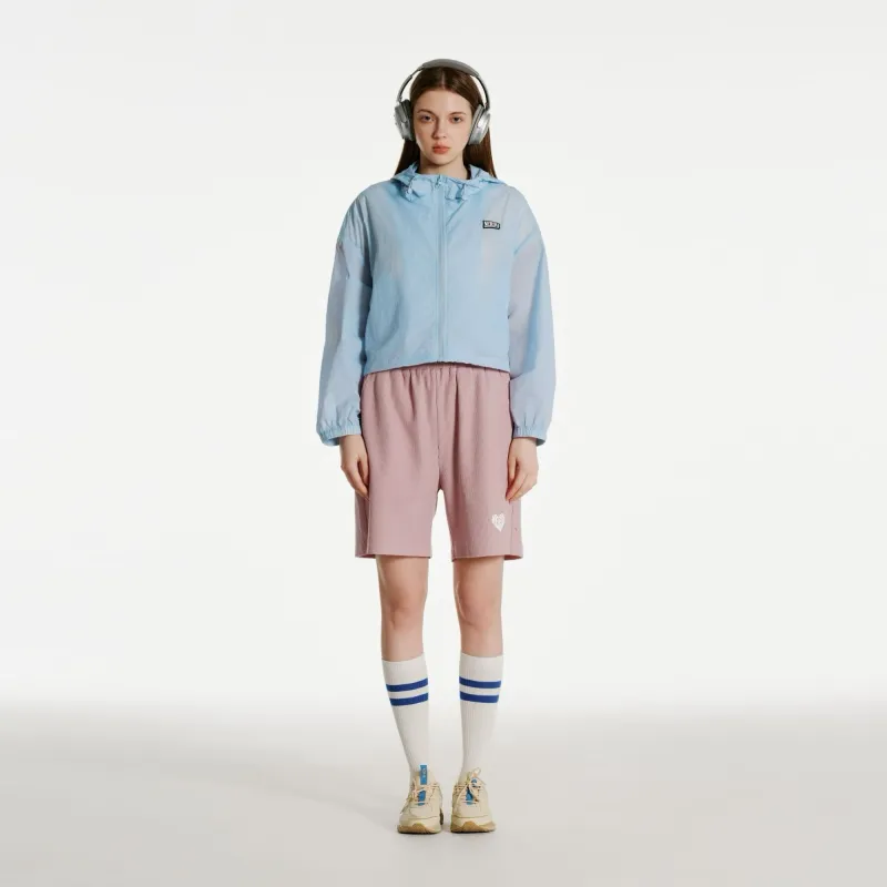 NERDY SS24 Casual Shorts Unisex Light Pink-2