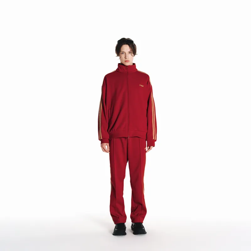 NERDY Jackets Coats Unisex Deep Red-2