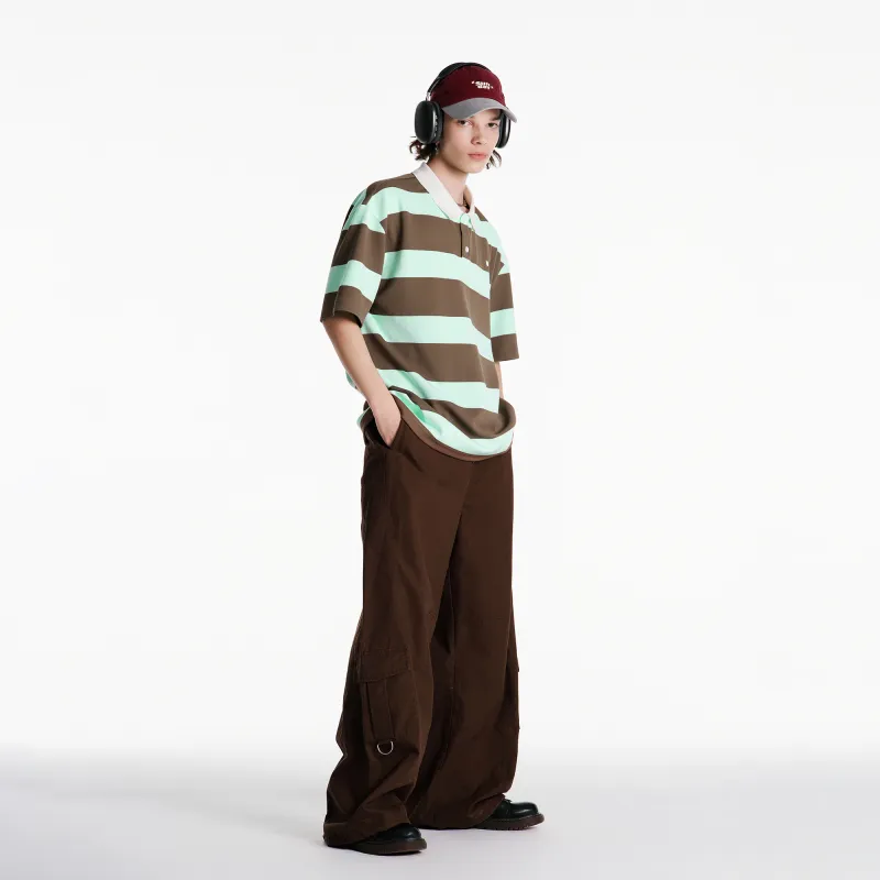 NERDY SS24 Polo Shirt Unisex Brown-6