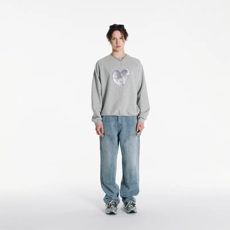 NERDY Sweatshirt Unisex Light Gray-3