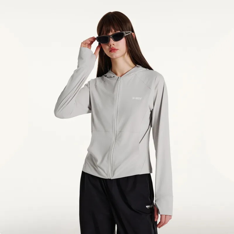NERDY SS24 Sun Protection Clothing Women's Light Gray-6