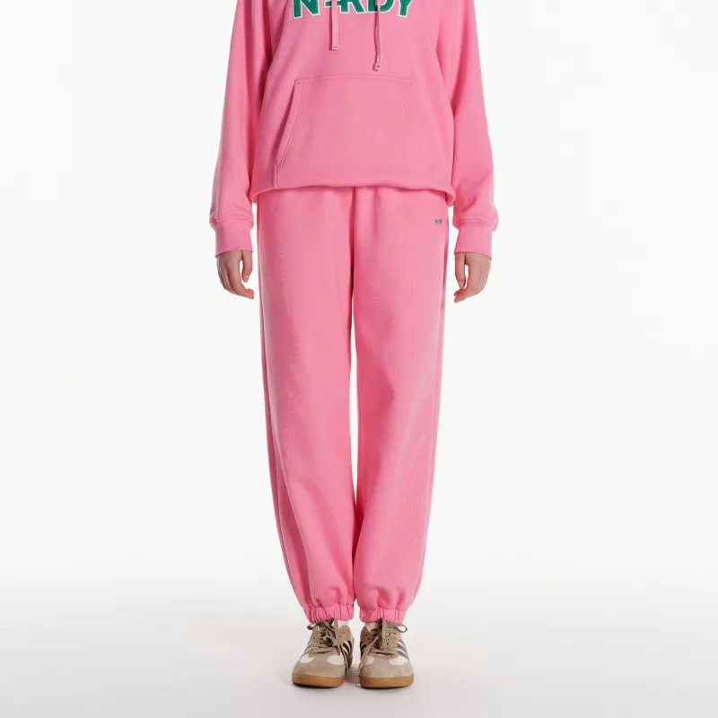 Nerdy Casual Pants Unisex Pink-6