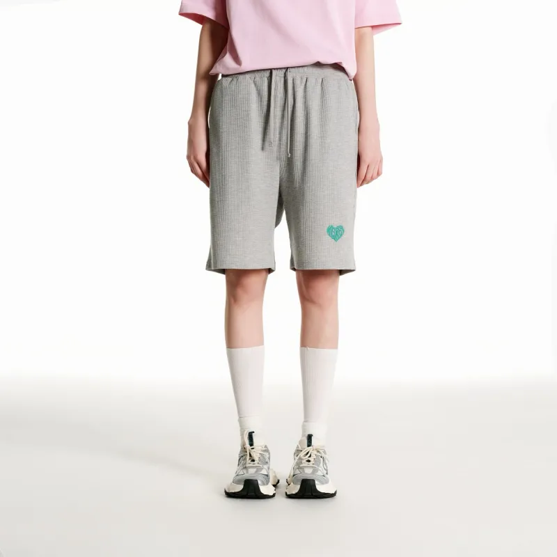 NERDY SS24 Casual Shorts Unisex Heather Gray-5