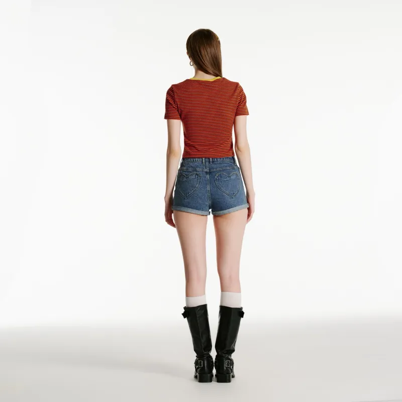 Nerdy T Shirts Women's Saffron-2