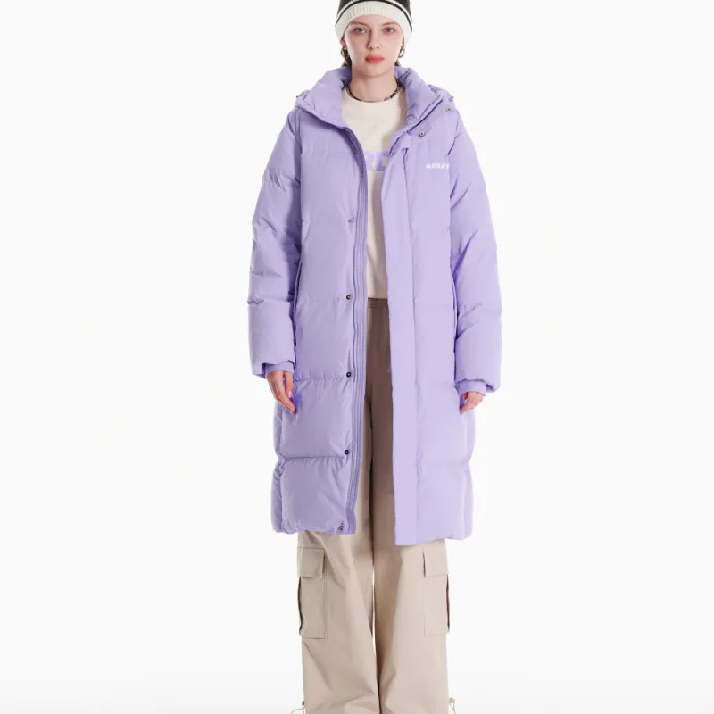 NERDY Down Jacket Unisex Light Purple-2