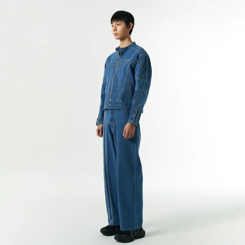 Nerdy Jeans Unisex Blue-3
