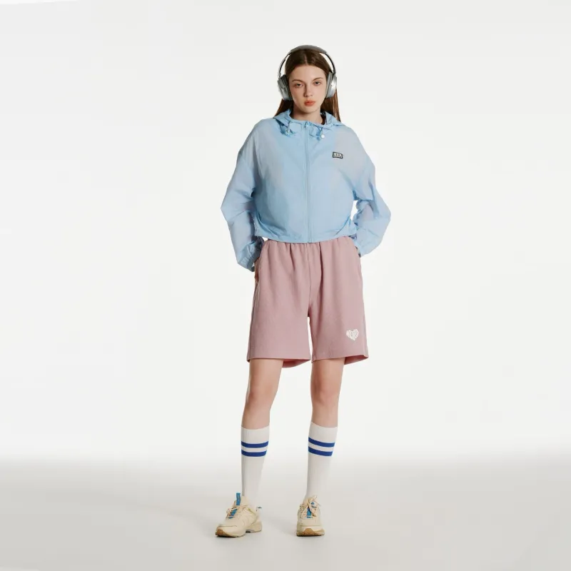 NERDY SS24 Casual Shorts Unisex Light Pink-4