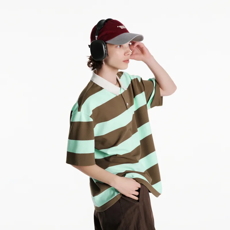 NERDY SS24 Polo Shirt Unisex Brown-9