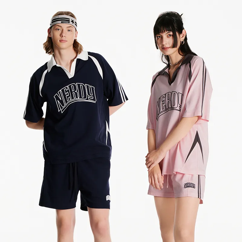 NERDY SS24 Polo Shirt Unisex Dark Blue-2