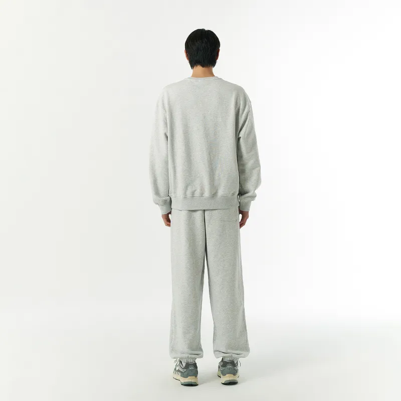 NERDY SS24 Knitted Sweatpants Unisex Cool White-2