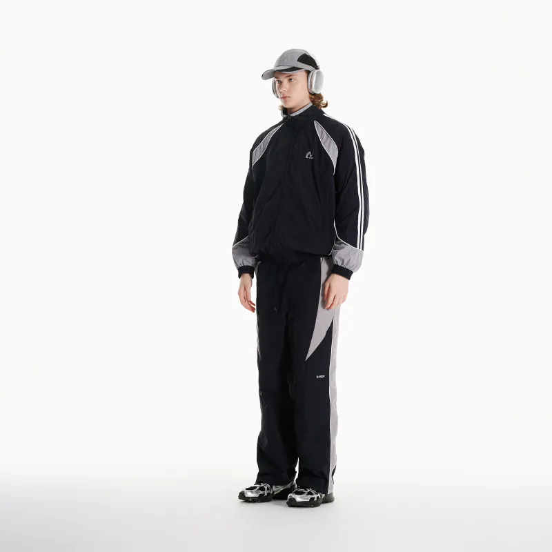 NERDY Knitted Sweatpants Unisex Dark Blue-3