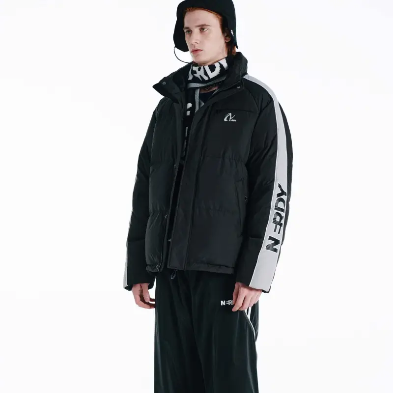 Nerdy Down Jackets Unisex Black-5