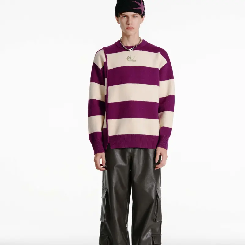 Nerdy Sweaters Unisex Fuchsia-2