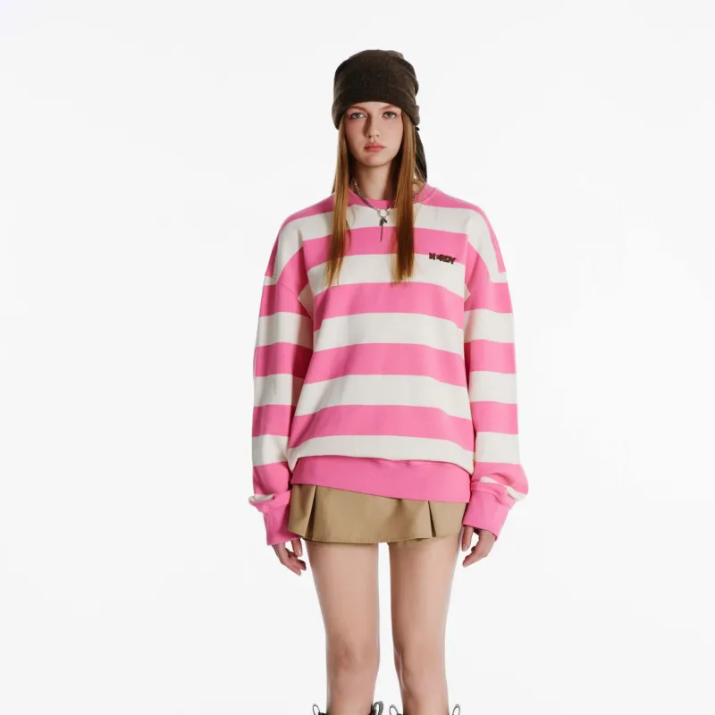 Nerdy Sweatshirts Unisex Pink-3