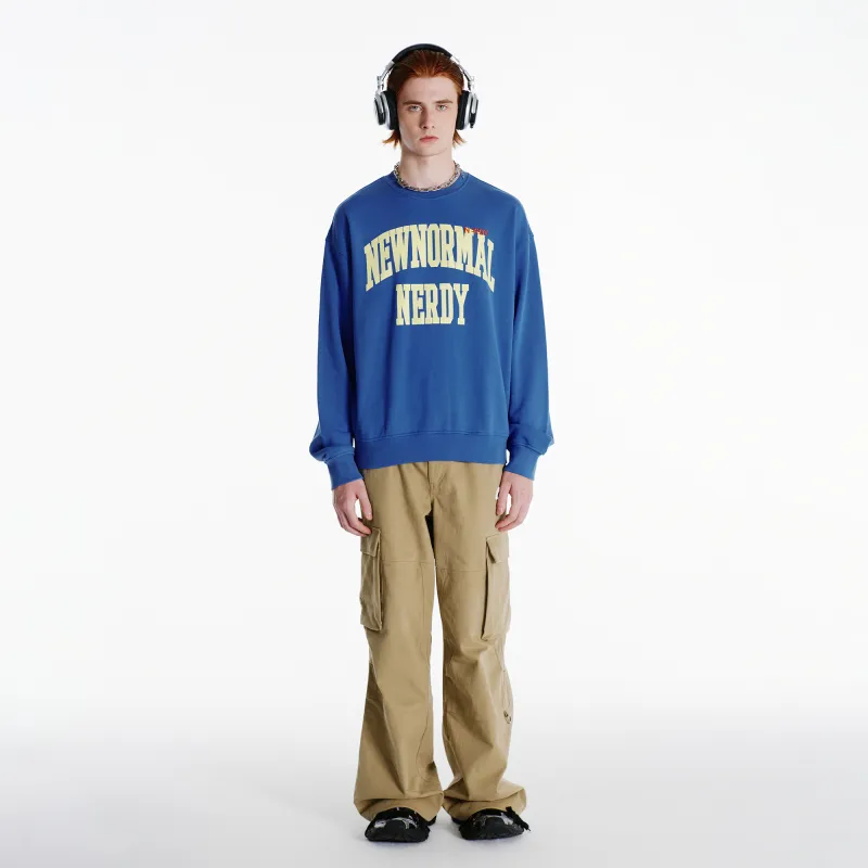 NERDY Sweatshirt Unisex Royal Blue Color-2