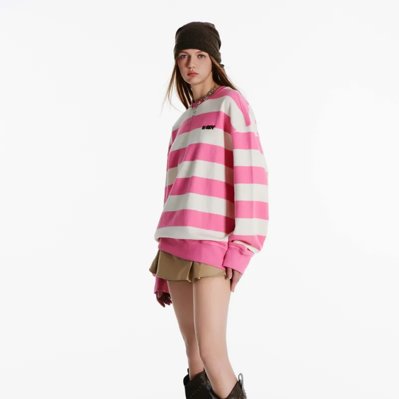 Nerdy Sweatshirts Unisex Pink-5