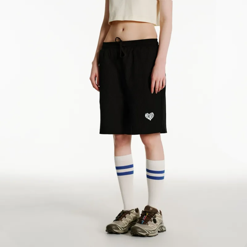 NERDY SS24 Casual Shorts Unisex Black-9