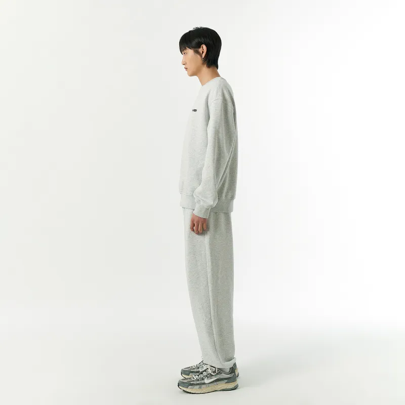 NERDY SS24 Knitted Sweatpants Unisex Cool White-5