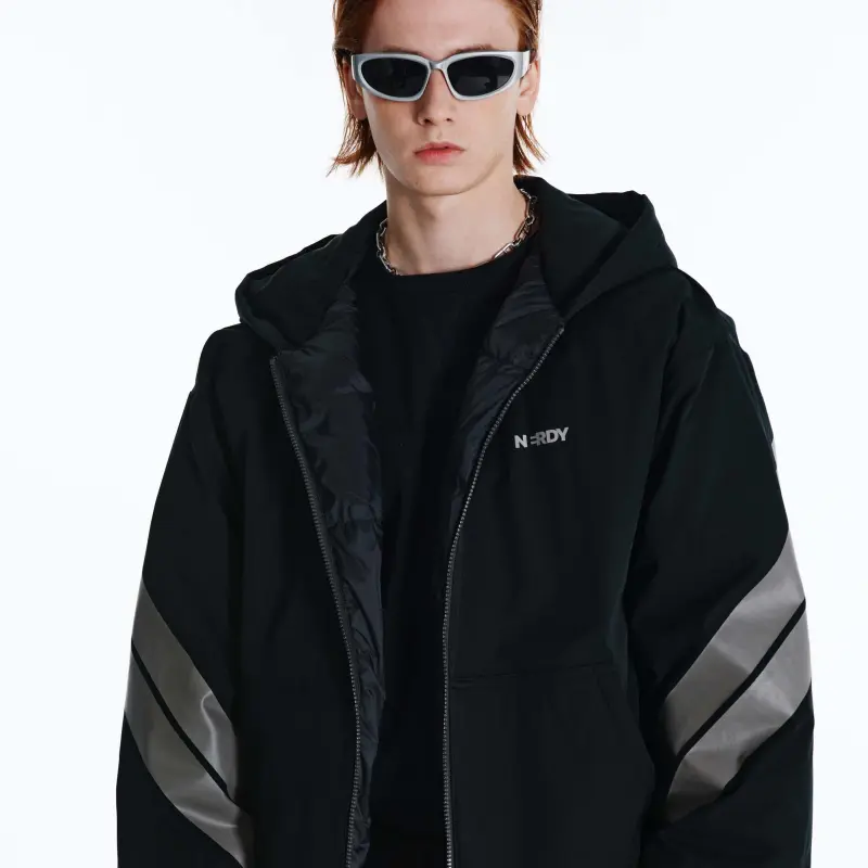 Nerdy Down Jackets Unisex Black-2