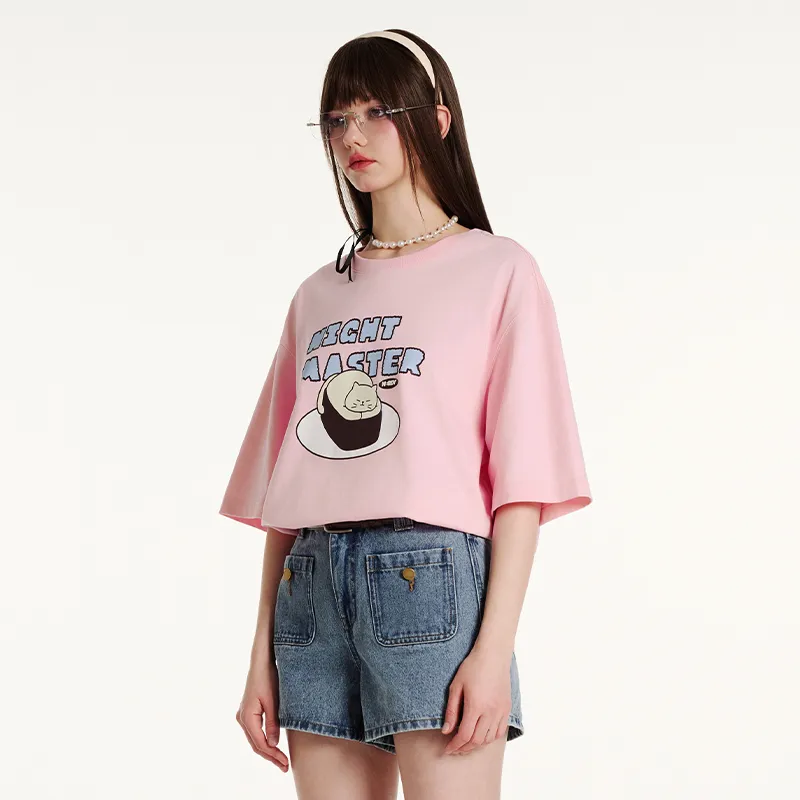 NERDY T Shirt Unisex Light Pink-3