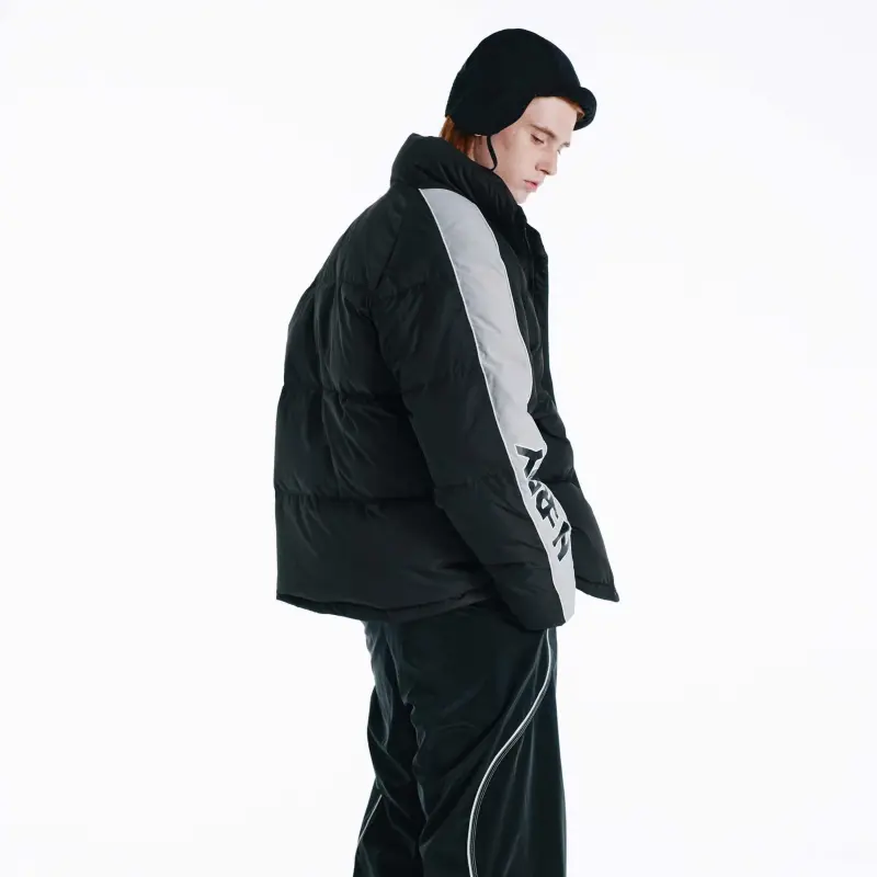 Nerdy Down Jackets Unisex Black-4