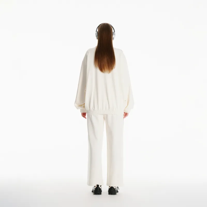 NERDY Casual Pants Unisex Cream-3
