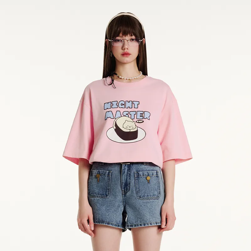 NERDY T Shirt Unisex Light Pink-6