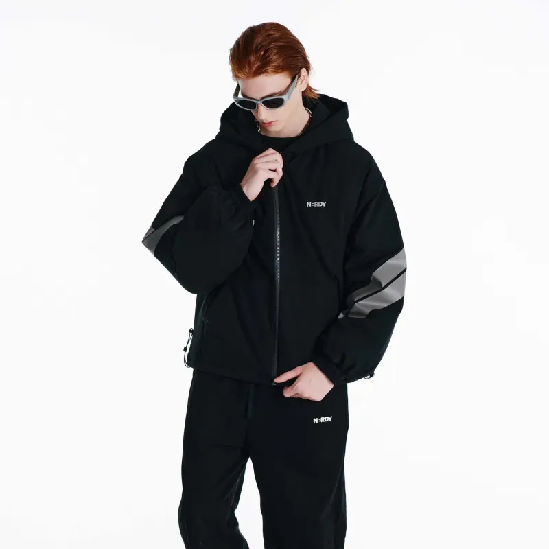 Nerdy Down Jackets Unisex Black-3