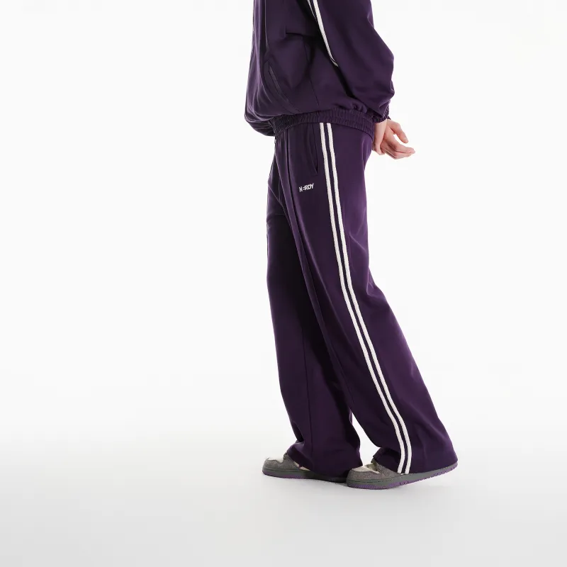 NERDY Casual Pants Unisex Dark Purple-12