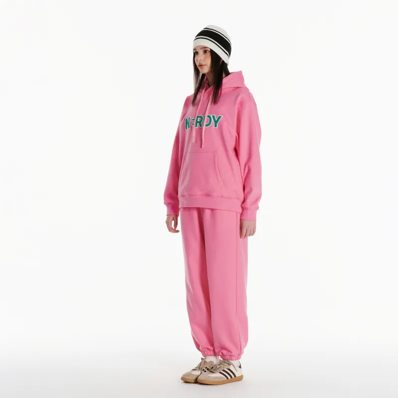 Nerdy Casual Pants Unisex Pink-3