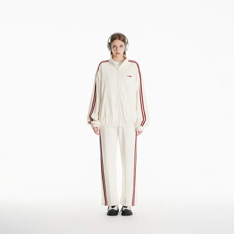 NERDY Casual Pants Unisex Cream-2