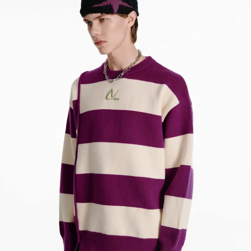 Nerdy Sweaters Unisex Fuchsia-5