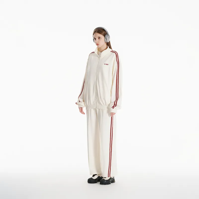 NERDY Casual Pants Unisex Cream-4