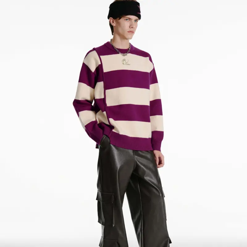 Nerdy Sweaters Unisex Fuchsia-4