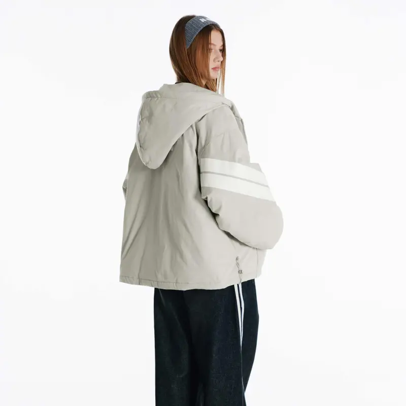 Nerdy Down Jackets Unisex Gray-4